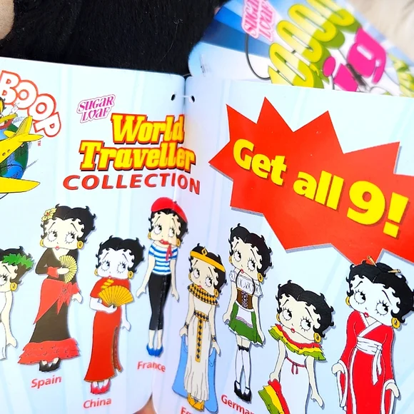 NWT BETTY BOOP FRENCH WORLD TRAVELLER COLLECTION - Picture 8 of 10